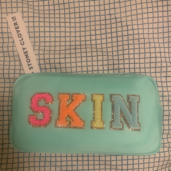 Stoney Clover Lane SKIN Small pouch NEW sparkle glittery metallic - Picture 13 of 16